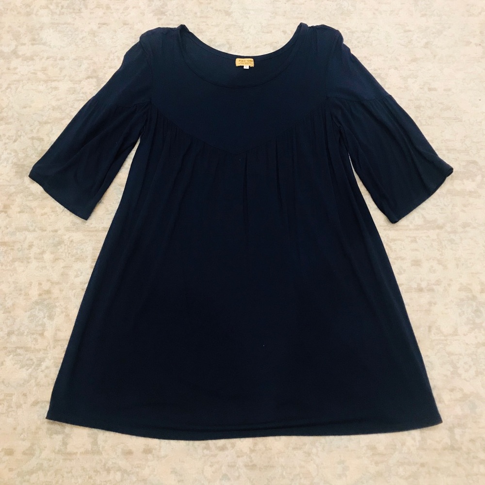 Navy blue Piko tunic